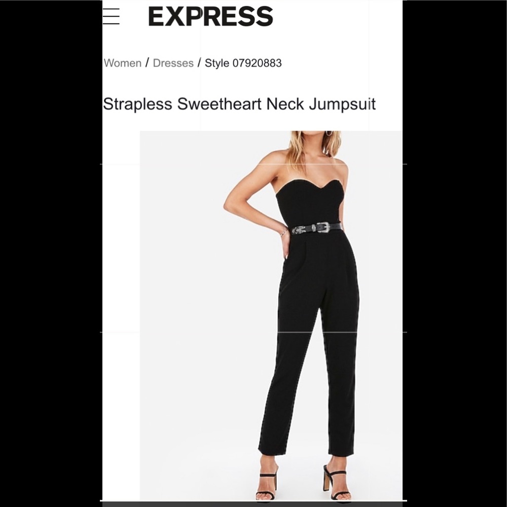 Express Sweetheart jumpsuit